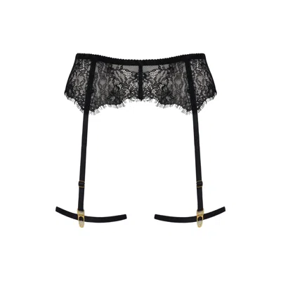 Darily Underwear Women's Garter Belt Ombre Black