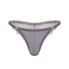 Darily Underwear Women's Gold / Grey Adjustable Brazilian Panties Bloom In Multi