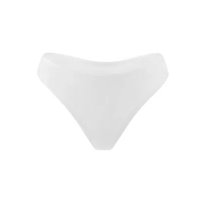 Darily Underwear Women's Microfiber String Panties White
