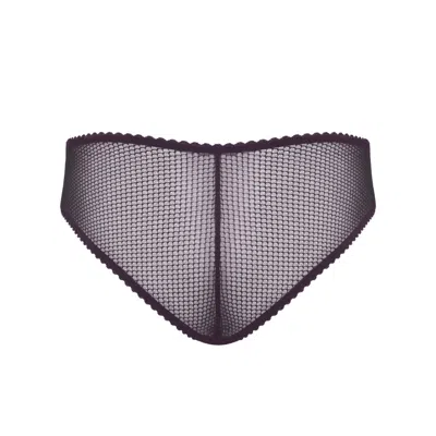 Darily Underwear Women's Purple Brazilian Panties Plum