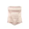 Darily Underwear Women's Rose Gold Corset Mercy Silver Peony In Rose Gold