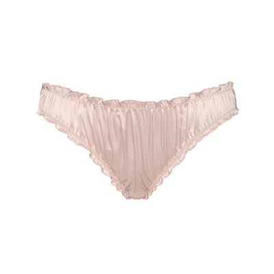 Darily Underwear Women's Silver / Pink Panties Alice Silver Peony In Multi