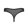 Darily Underwear Women's String Panties Noir Black In Black