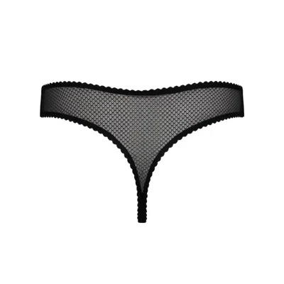 Darily Underwear Women's String Panties Noir Black