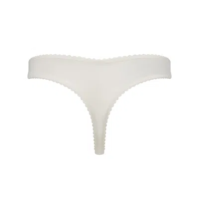 Darily Underwear Women's String Panties Ombre White