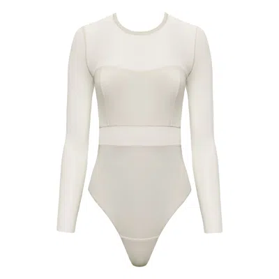 Darily Underwear Women's White Body Crema Velvet