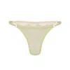 Darily Underwear Women's Yellow Adjustable String Panties Bliss Buttercream In Yellow