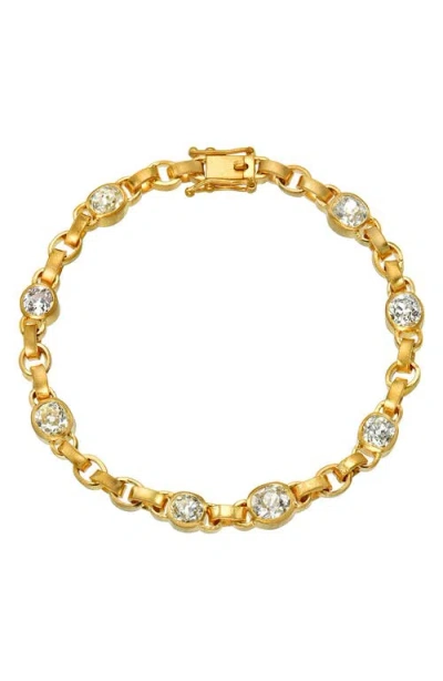 Darius Diamond Fairy Station Chain Bracelet In Gold
