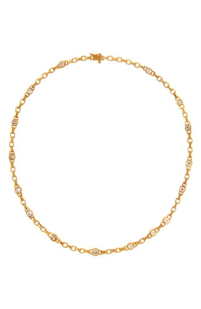 Darius Diamond Fairy Station Chain Necklace In Gold