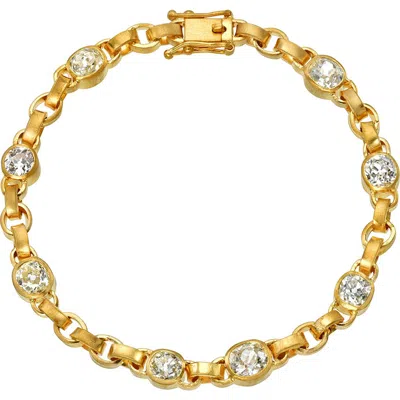 Darius Diamond Signature Chain Bracelet In Gold