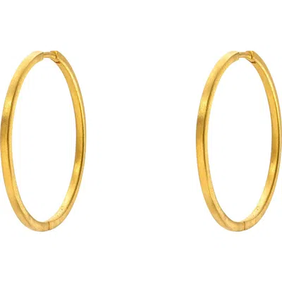 Darius Fairy Hoop Earrings In Gold