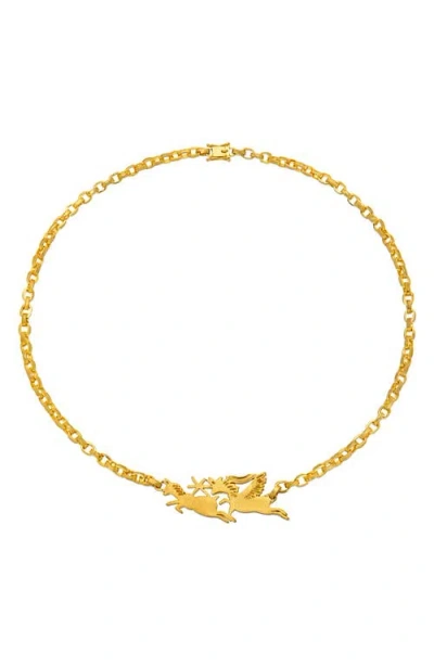 Darius Lovers Necklace In Gold