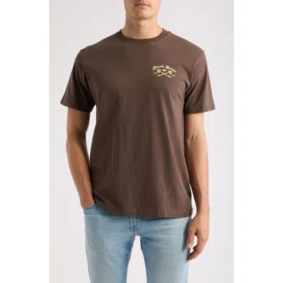 Dark Seas Avalon Graphic T-shirt In Brown
