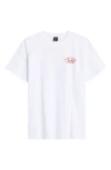 Dark Seas Bar Stool Cotton Graphic T-shirt In White