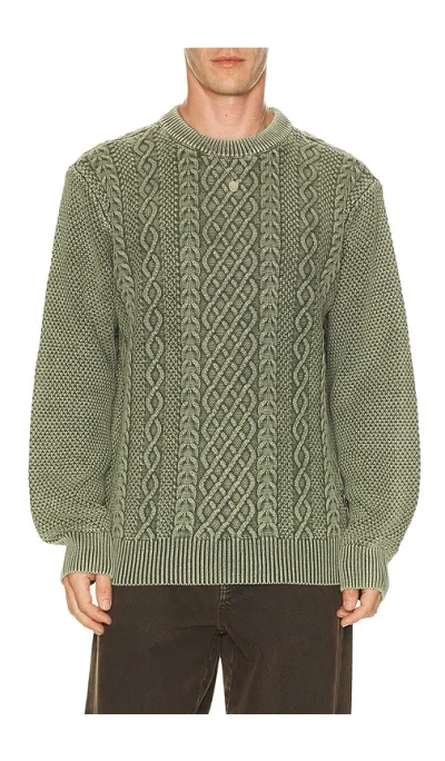 Dark Seas Big Sur Sweater In Green