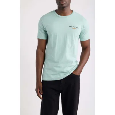 Dark Seas Bite First Graphic Tee In Dusty Blue