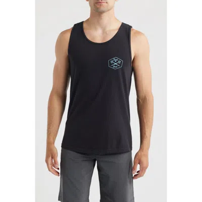 Dark Seas Bloom Tank In Black