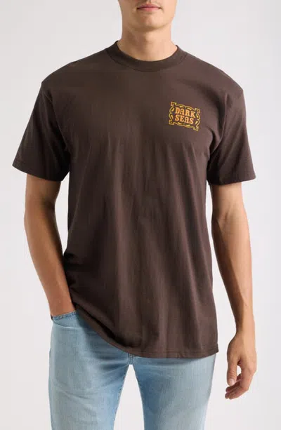 Dark Seas Buck The System Graphic Tee In Java Brown
