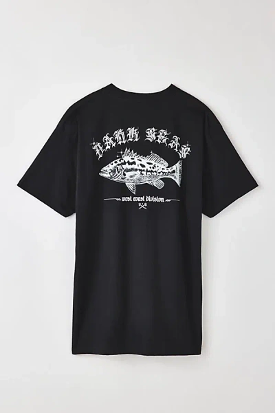 Dark Seas Calico Bass Graphic Tee In Black, Men's At Urban Outfitters