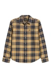 Dark Seas Cimmeron Plaid Cotton Button-up Shirt In Blue