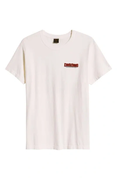 Dark Seas Duck Pond Cotton Graphic T-shirt In White