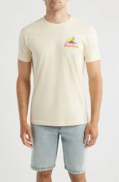 Dark Seas East Coast Water Logo Graphic T-shirt In White