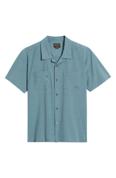 Dark Seas Evergreen Camp Shirt In Gray
