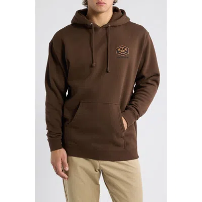 Dark Seas Faithful Friend Graphic Hoodie In Brown
