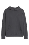 Dark Seas Fence Line Fleece Graphic Hoodie In Gray