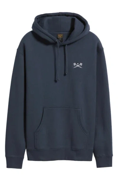 Dark Seas Go-to V2 Fleece Graphic Hoodie In Blue