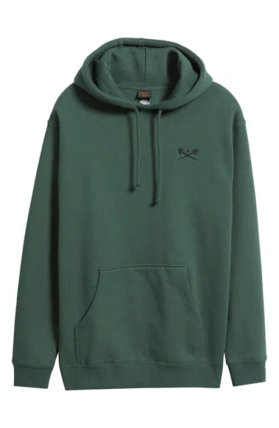Dark Seas Go-to V2 Fleece Graphic Hoodie In Green