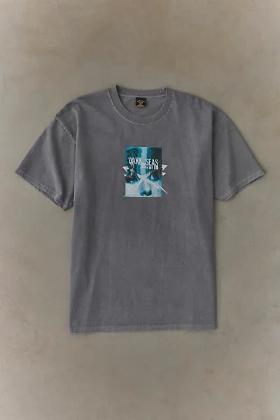 Dark Seas Hazy Dayz Graphic Heavyweight Tee In Grey, Men's At Urban Outfitters In Gray