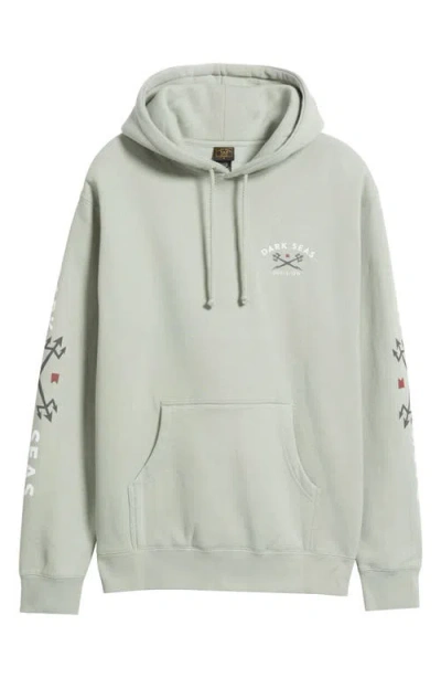 Dark Seas Headmaster Iii Fleece Pullover Hoodie In Green