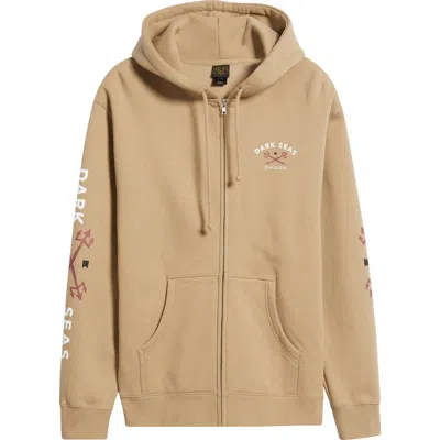 Dark Seas Headmaster Iii Zip Fleece Hoodie