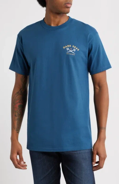 Dark Seas Headmaster V3 Graphic T-shirt In Blue