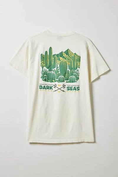 Dark Seas High & Dry Graphic Tee In Tofu, Men's At Urban Outfitters
