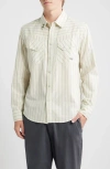 Dark Seas Kimbro Stripe Cotton Snap-up Western Shirt In Multi