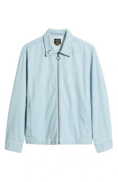 Dark Seas Lakeland Cotton Blend Jacket In Blue