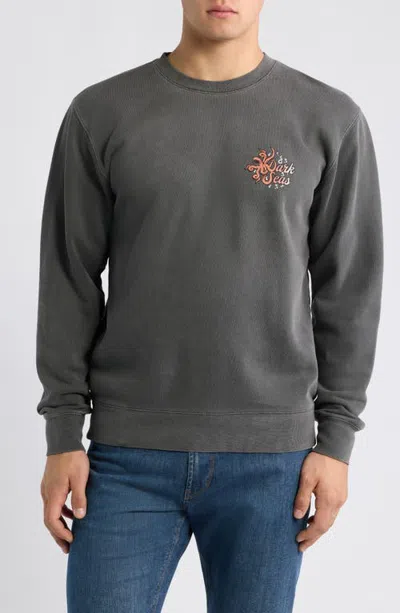 Dark Seas Locomotion Fleece Sweatshirt In Pigment Black