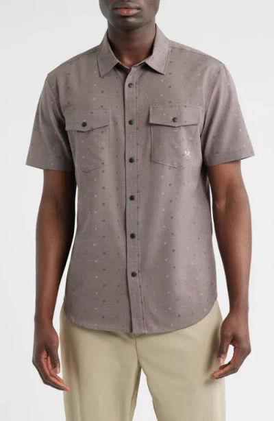 Dark Seas Madison Button-up Shirt In Gray