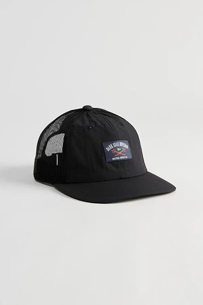 Dark Seas Magellan Nylon Trucker Hat In Black, Men's At Urban Outfitters