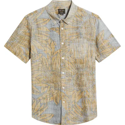 Dark Seas Merle Button-down Shirt In Black