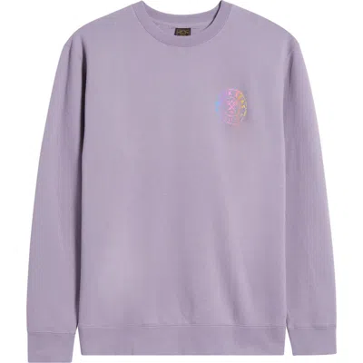 Dark Seas Neon Logo Fleece Sweatshirt In Purple