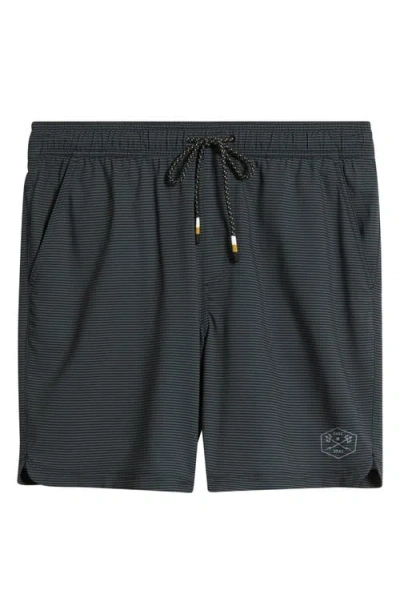 Dark Seas No Sweat Shorts In Gray