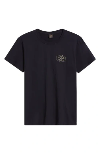 Dark Seas No Trespassing Cotton Graphic T-shirt In Black
