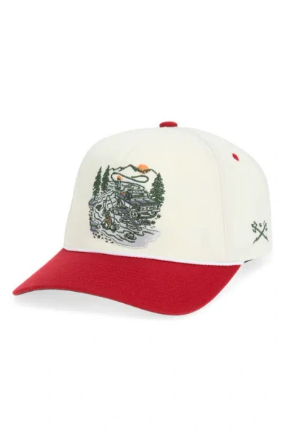 Dark Seas Off Road Snapback Baseball Hat In Neutral
