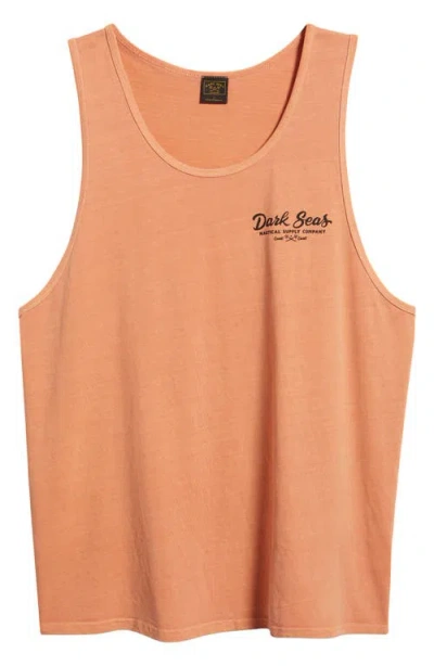 Dark Seas Open Ocean Graphic Tank In Brown