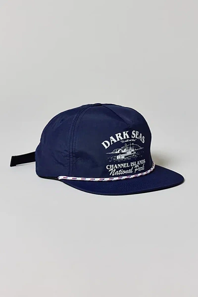 Dark Seas Park Rope Trim Hat In Navy, Men's At Urban Outfitters