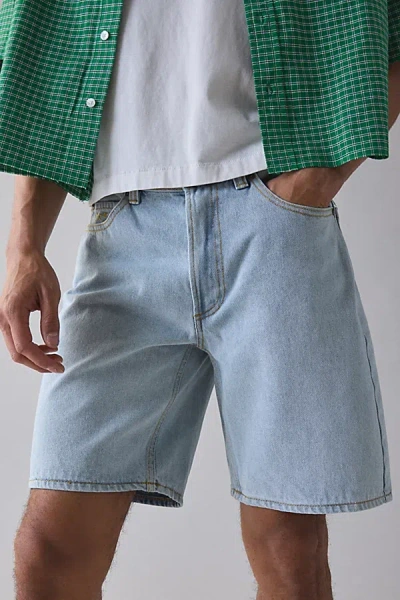 Dark Seas Silverado Denim Short In Bleach Wash, Men's At Urban Outfitters