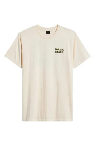Dark Seas Steelhead Cotton Logo Graphic T-shirt In White